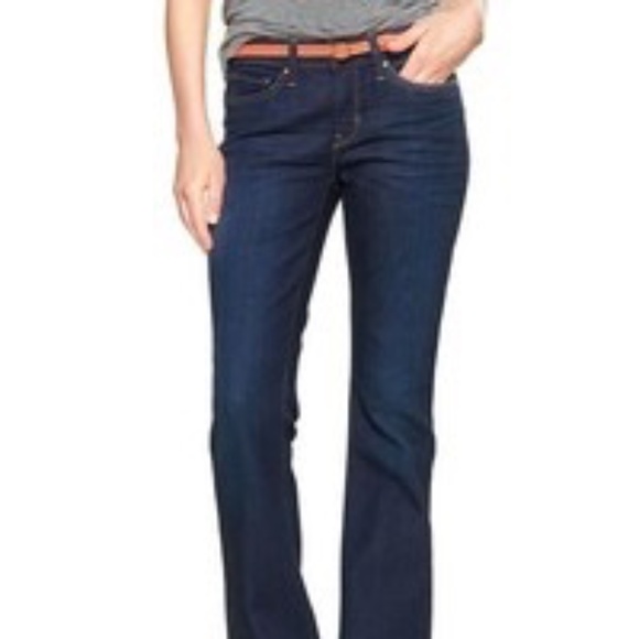 Gap Long & Lean Trouser Fit - Dark Wash - Vintage - Picture 1 of 9